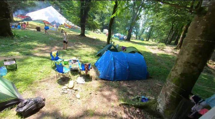 Shlypra Кемпинг Hotel Pizunda Bagian luar foto