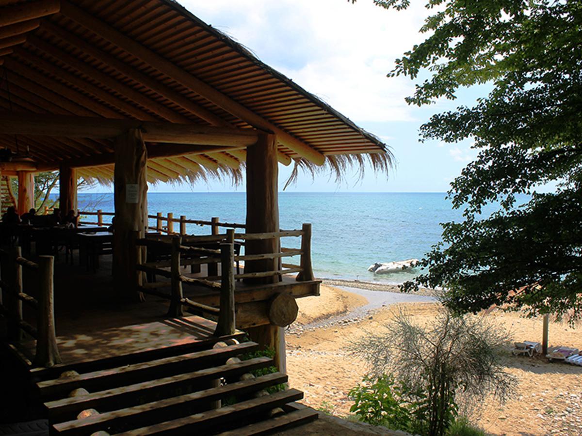 Shlypra Кемпинг Hotel Pizunda Bagian luar foto